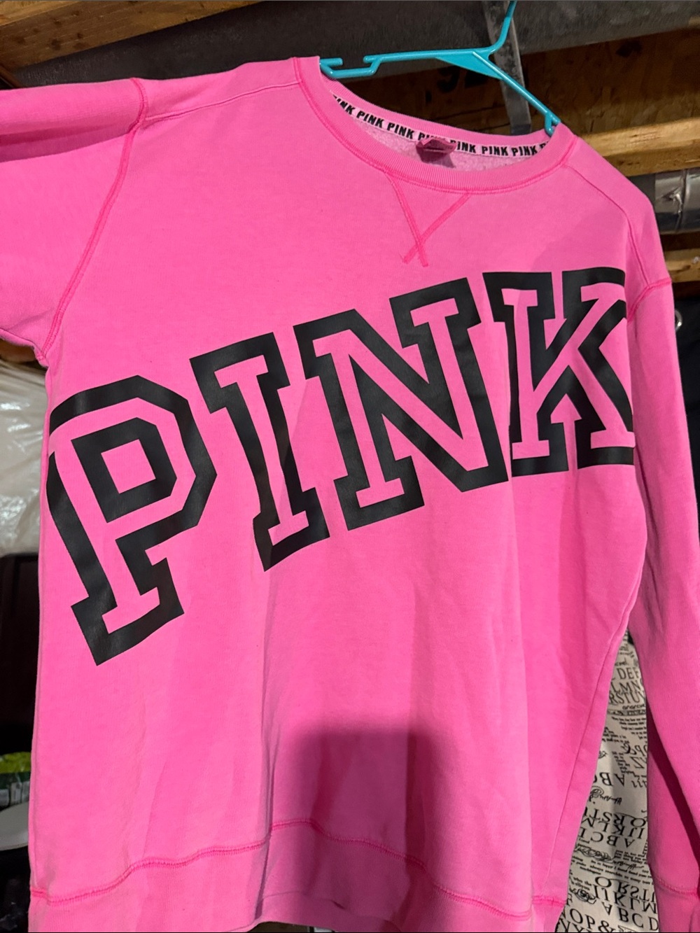 PINK by Victoria's Secret Hot Pink Crewneck Sweatshirt